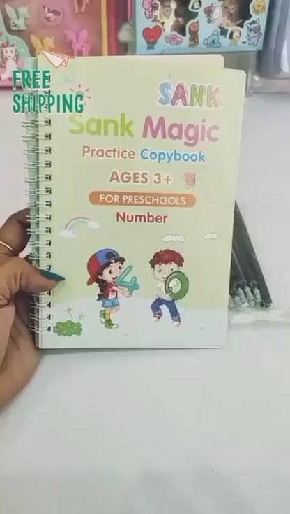 Magic Practice Copybook (4 Book + 10 Refill) (A-127)